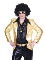 Party Planet Disco fever jas goud