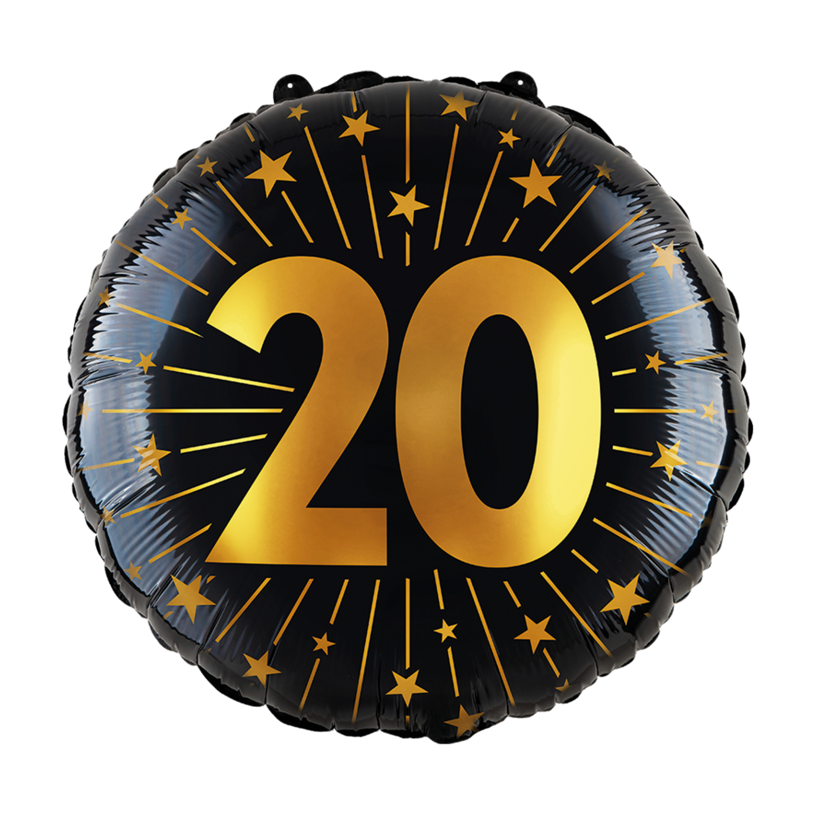 Party Planet Folieballon 18″ - '20' Golden Celebrations