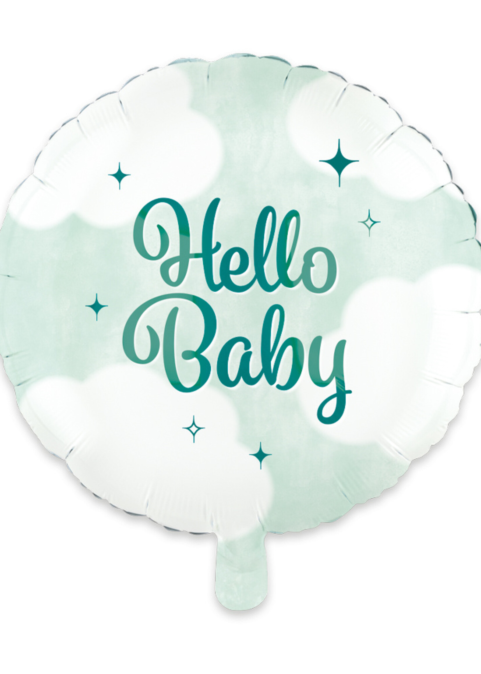 Party Planet Folieballon rond 18 " Hello Baby