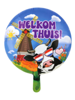 Party Planet Folieballon 18″ rond – ' Welkom Thuis '