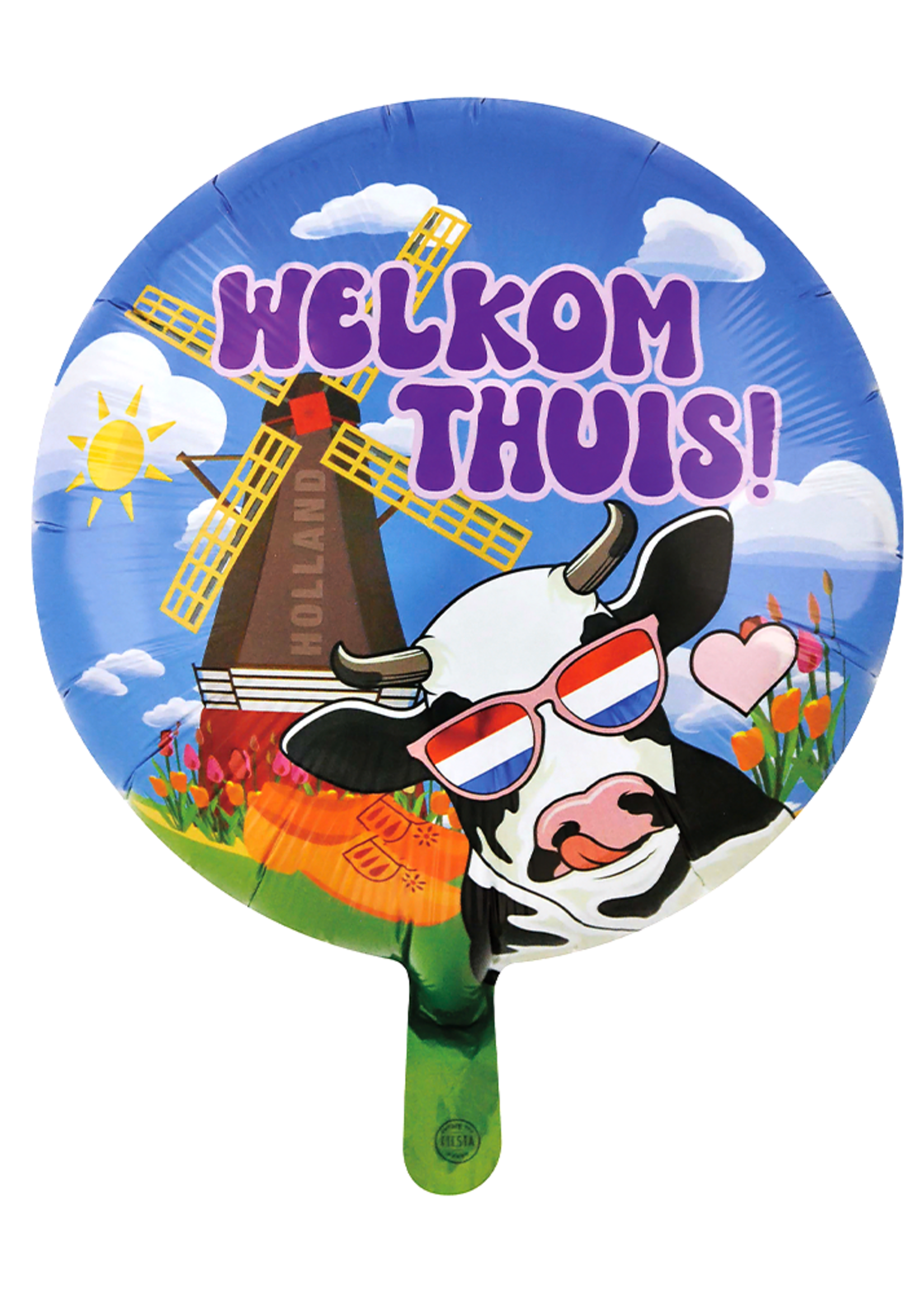 Party Planet Folieballon 18″ rond – ' Welkom Thuis '