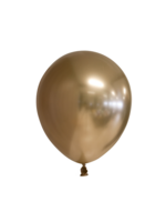 Party Planet 100 Spiegelballonnen 5″ goud