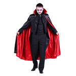 Party Planet Dracula cape met staande kraag