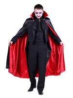 Party Planet Dracula cape met staande kraag