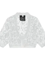 Party Planet Dirndlblouse kant, wit