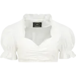 Party Planet Dirndlblouse met rucheskraag, 100% katoen