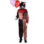 Party Planet Halloween heren Clown