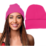Party Planet Neon roze hoed