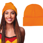 Party Planet Neon oranje hoed
