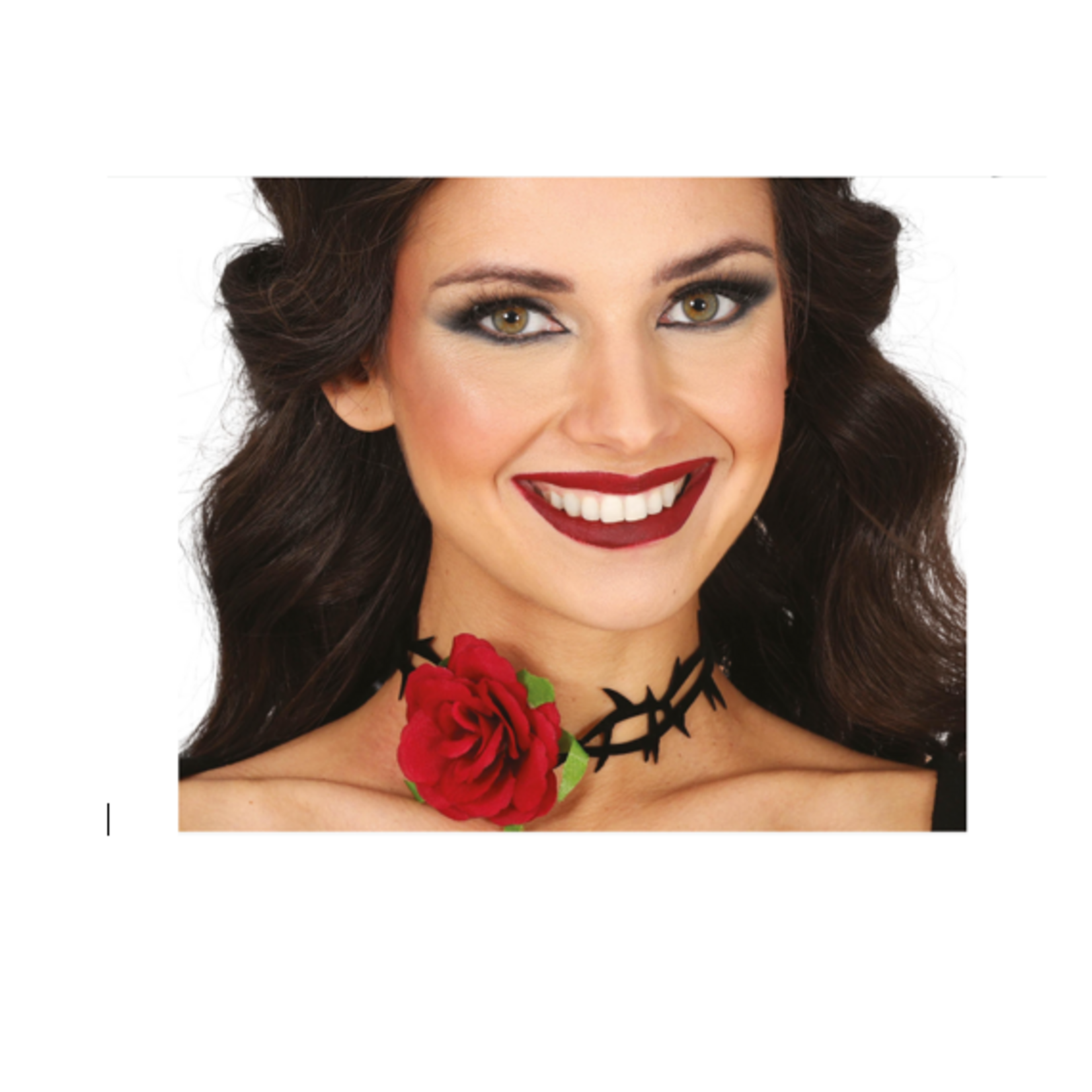 Party Planet Rozenhalsband met stekels - 24771
