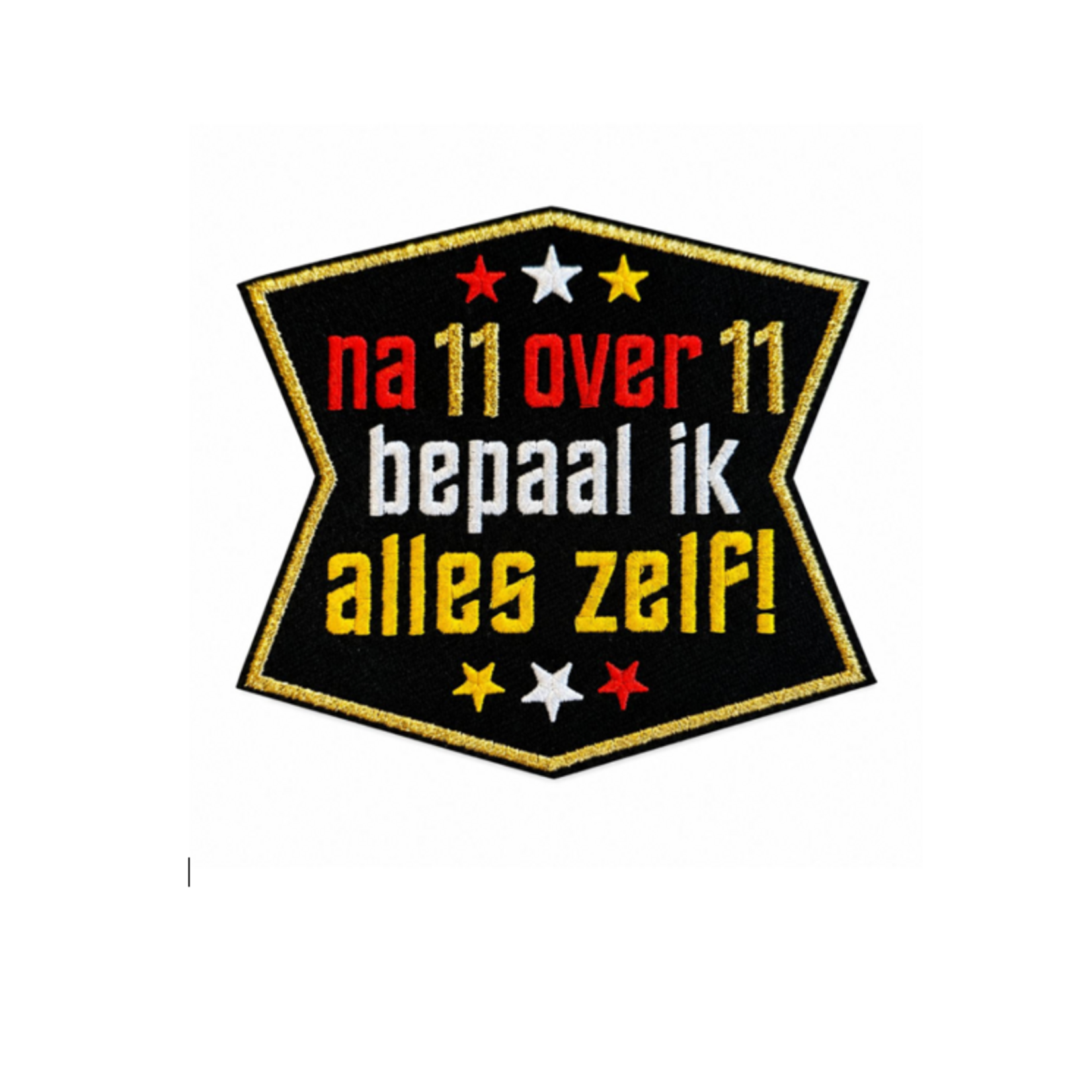 Party Planet Embleem Na 11 over 11 bepaal ik alles zelf