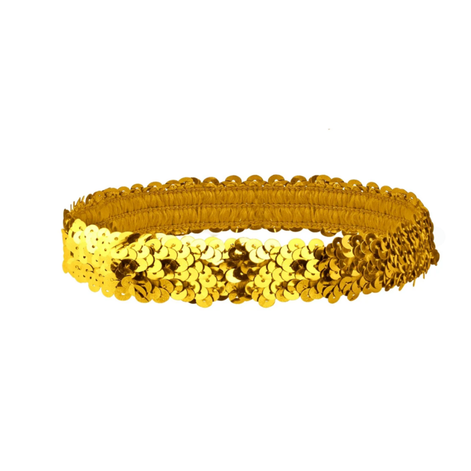 Party Planet Haarband pailletten goud - 50022-10