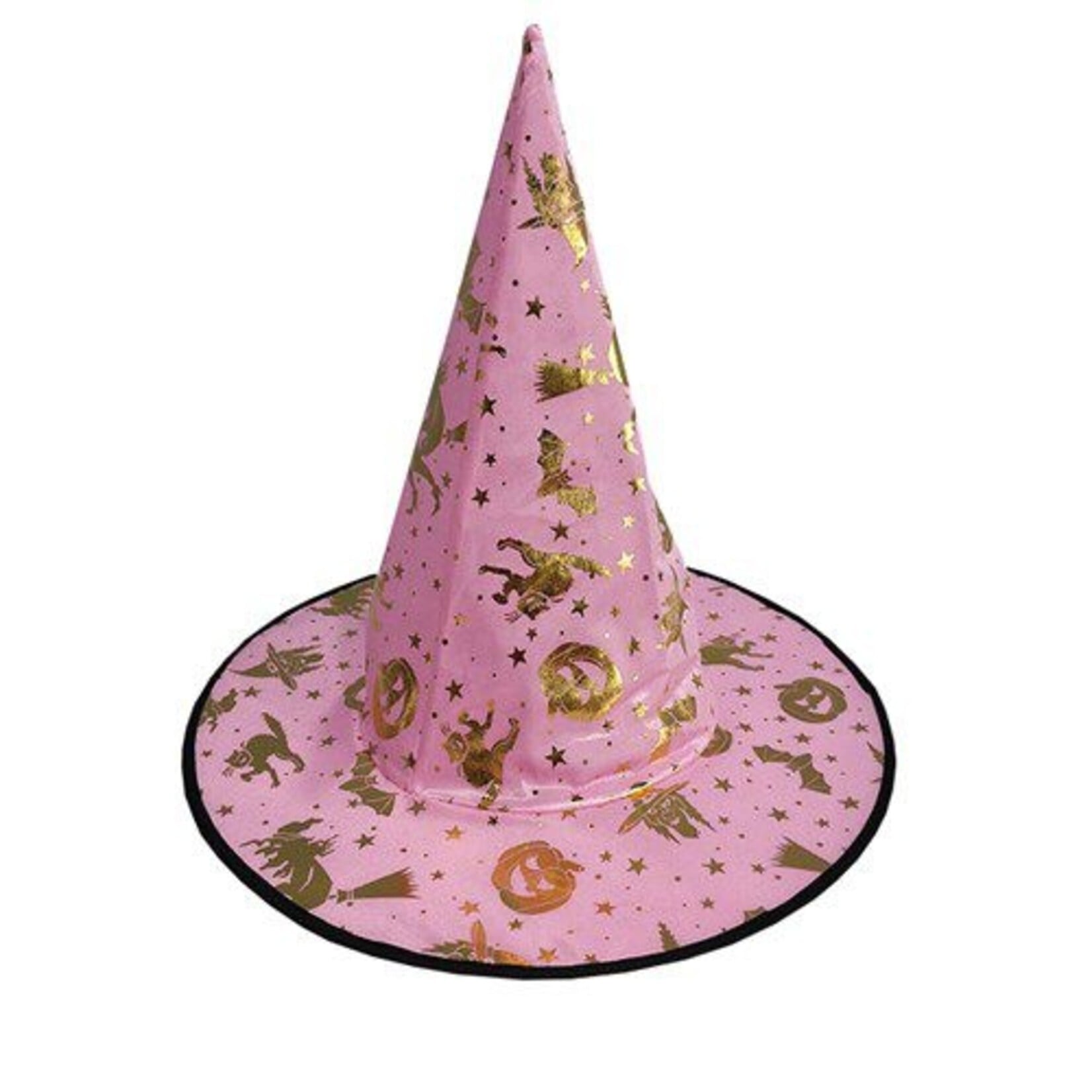 Party Planet Heksenhoed roze/goud