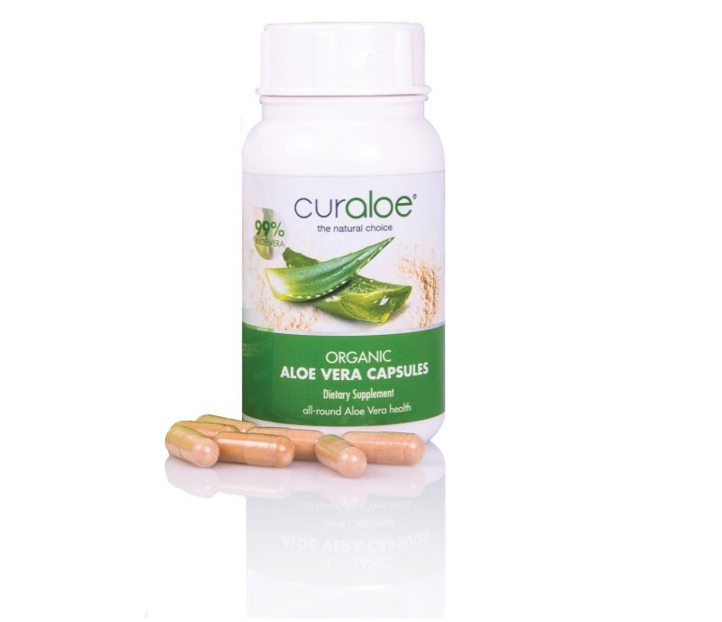 Curaloe Organic Aloe Vera Capsules Curaloe The plant in a bottle