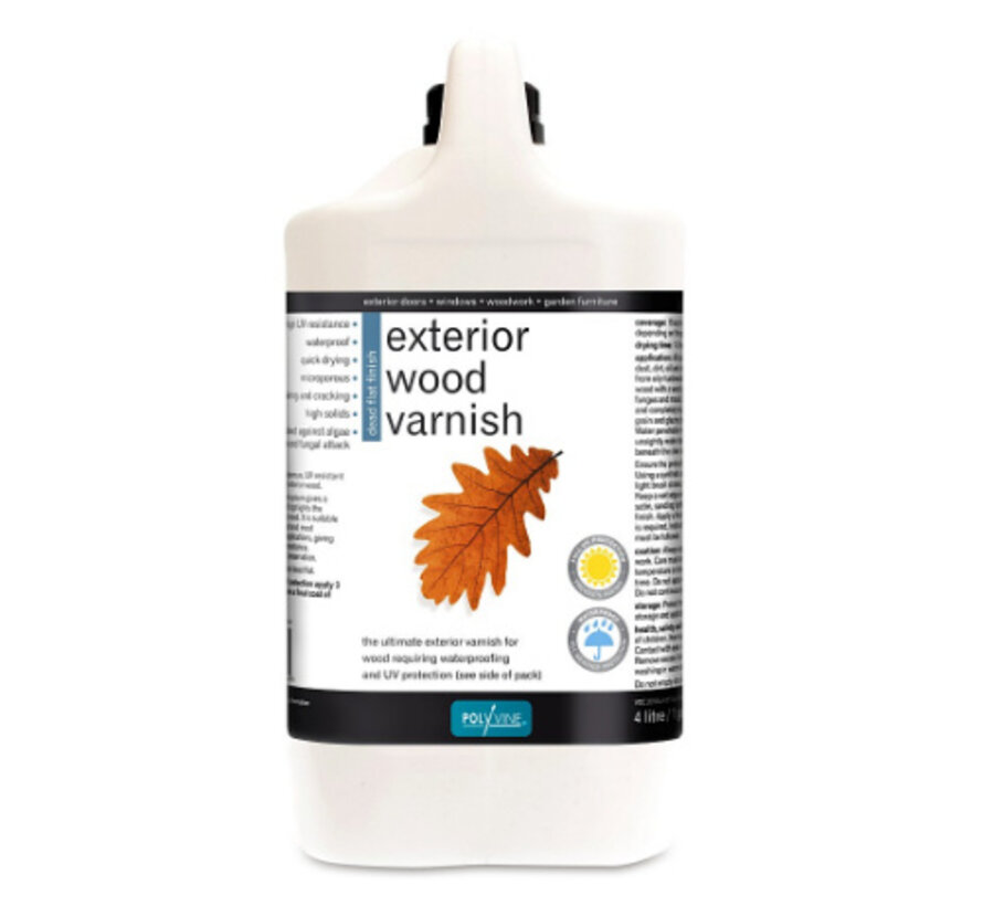 Polvine Exterior Wood Varnish