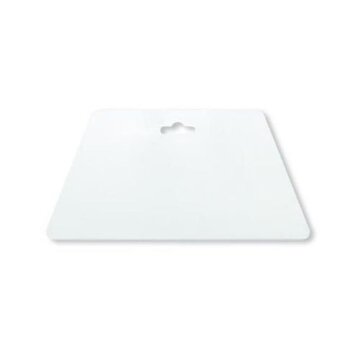 Color Expert Aandrukspatel Kunststof 23CM Trapezium Wit