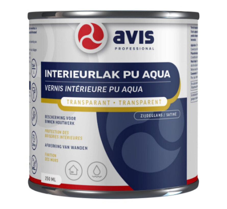 Avis Interieurlak PU Aqua Zijdeglans