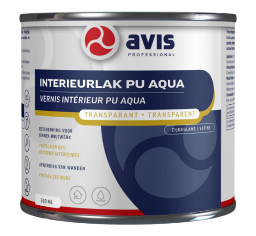 Avis Interieurlak PU Aqua Zijdeglans