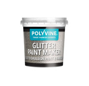 Polyvine Polyvine Glitter Paint Maker poeder Zilver