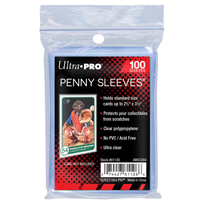Ultra Pro Regular Penny Sleeves (100 stuks)