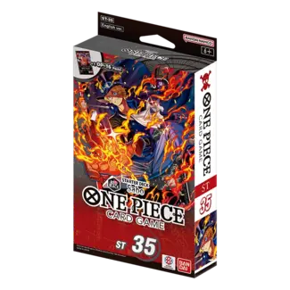 Bandai One Piece Card Game – Starter Deck Red/Black Sabo [ST-35]