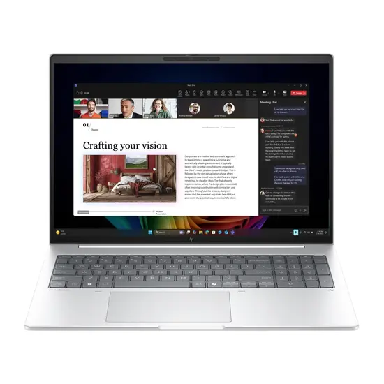 HP NBR 16.0" WUXGA Elitebook 8 G1a AMD Ryzen 5 340 32G 512G W11Pro / Zilver / Ontsp / GMA