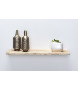 Wolff Houtbewerking Eiken wandplank 26mm geschuurd met blind montage systeem