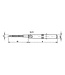 Zwart Eiken Wandplank 26mm | Geschuurd & Blind Montage Systeem