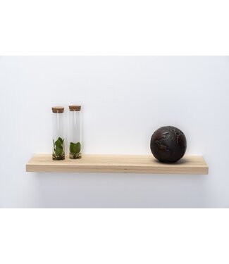 Wolff Houtbewerking Massief eiken wandplank 3 cm | Strak gezaagd, geschaafd, zwevend systeem