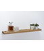 Oud eiken wagondeel wandplank 4 cm | Met blind montage systeem