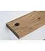 Oud eiken wagondeel wandplank 4 cm | Met blind montage systeem