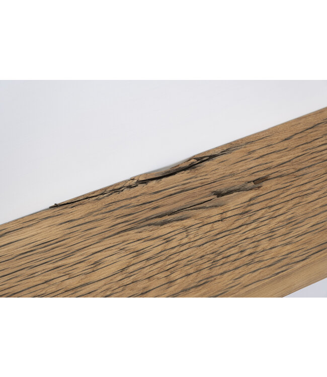 Oud eiken wagondeel wandplank 4 cm | Met blind montage systeem