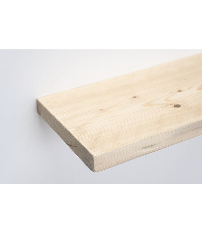 Wandplank nieuw steigerhout 3 cm | Met blind montage systeem