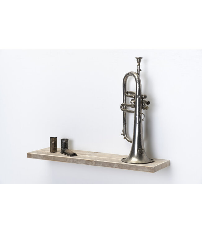 Wandplank oud steigerhout 3 cm | Met blind montage systeem