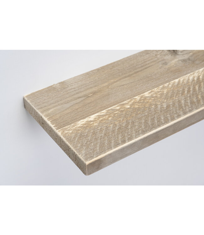 Wandplank oud steigerhout 3 cm | Met blind montage systeem