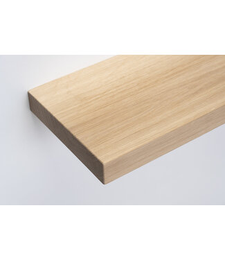 Wolff Houtbewerking Eiken vensterbank op maat type geschaafd 40mm dikte strak gezaagd