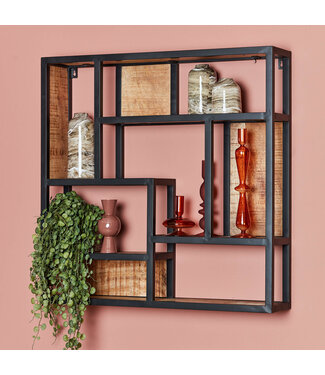 Wolff Houtbewerking Wandrek mangohout | vierkant