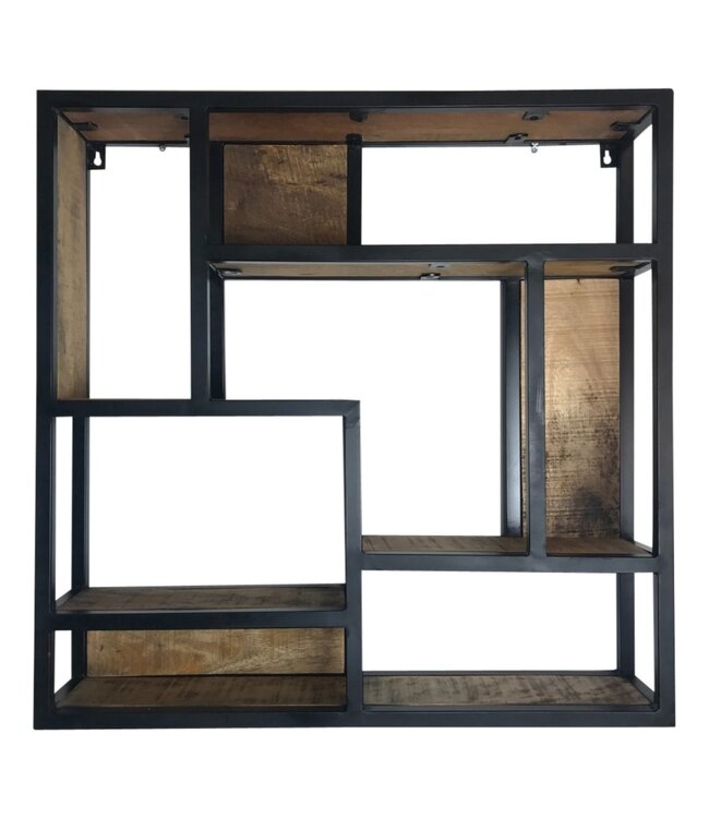 Wandrek mangohout | vierkant