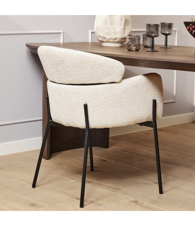 Eetkamerstoel Otis | Grey | Met armleuning