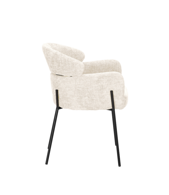 Eetkamerstoel Otis | Grey | Met armleuning