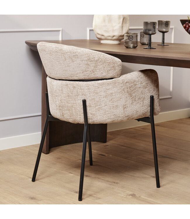 Eetkamerstoel Otis | Grey | Met armleuning