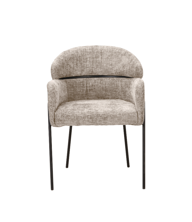 Eetkamerstoel Otis | Grey | Met armleuning