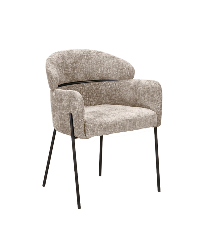 Eetkamerstoel Otis | Grey | Met armleuning