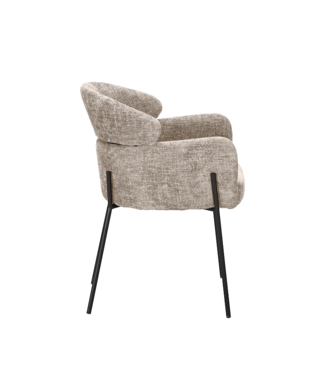 Eetkamerstoel Otis | Grey | Met armleuning