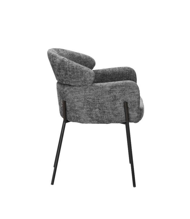 Eetkamerstoel Otis | Grey | Met armleuning