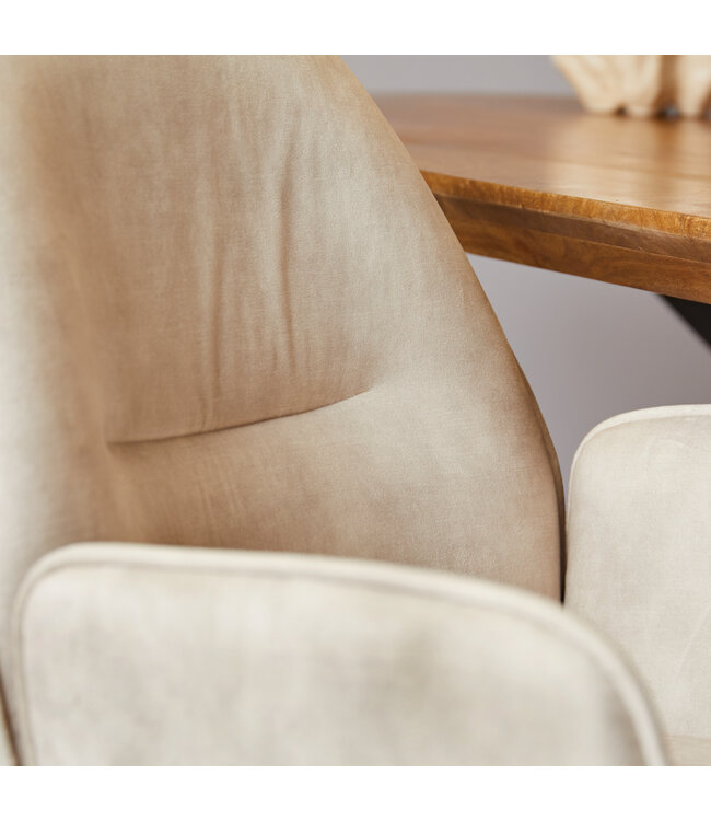 Eetkamerstoel Nova | Hunter Green | Met armleuning