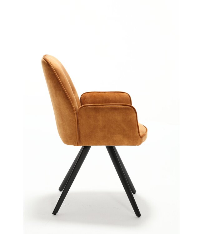 Eetkamerstoel Nova | Hunter Green | Met armleuning