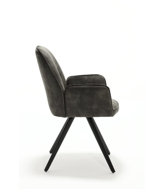 Eetkamerstoel Nova | Hunter Green | Met armleuning