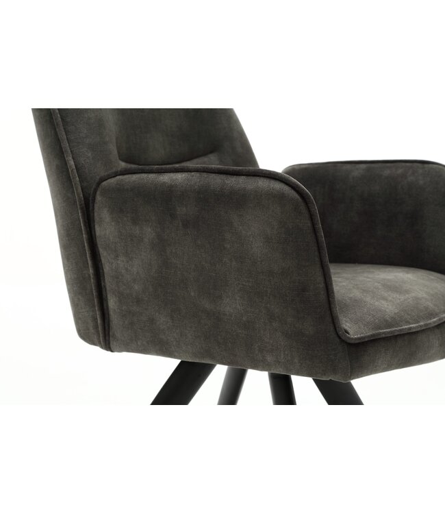 Eetkamerstoel Nova | Hunter Green | Met armleuning