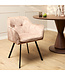 Eetkamerstoel Emma Velvet | Taupe | Met armleuning